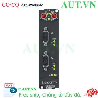 Ảnh của EPP2816-0010 | EtherCAT P Box, 16-channel digital output, 24 V DC, 0.5 A, D-sub