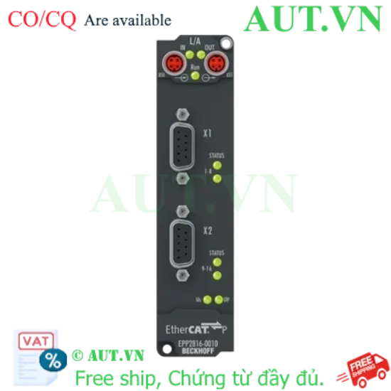 Ảnh của EPP2816-0010 | EtherCAT P Box, 16-channel digital output, 24 V DC, 0.5 A, D-sub