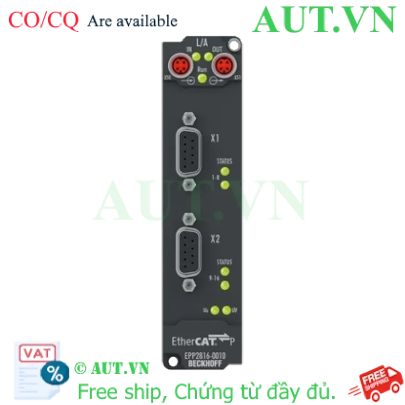 Ảnh của EPP2816-0010 | EtherCAT P Box, 16-channel digital output, 24 V DC, 0.5 A, D-sub