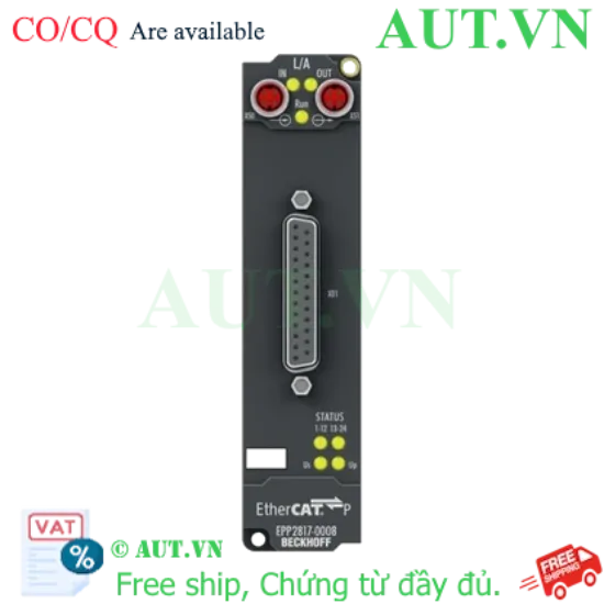 Ảnh của EPP2817-0008 | EtherCAT P Box, 24-channel digital output, 24 V DC, 0.5 A, D-sub