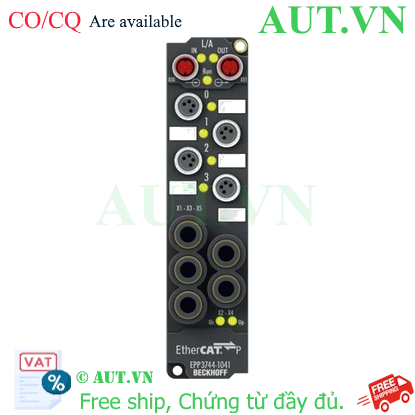 Ảnh của EPP3744-1041 | EtherCAT P Box, 4-channel analog input + 8-channel digital combi, pressure, 0…7000 hPa (0…+7 bar), M8