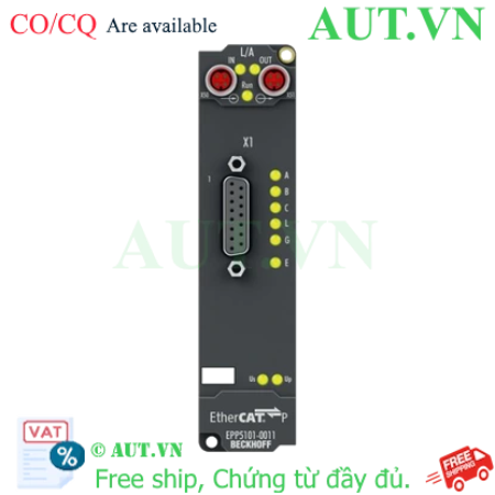 Ảnh của EPP5101-0011 | EtherCAT P Box, 1-channel encoder interface, incremental, 5 V DC (DIFF RS422, TTL), 1 MHz, D-sub