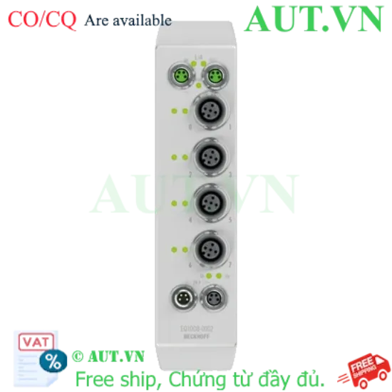 Ảnh của EQ1008-0002 | EtherCAT Box, 8-channel digital input, 24 V DC, 3 ms, M12, stainless steel