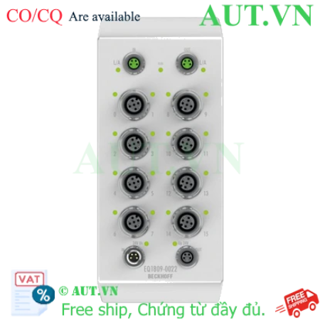 Ảnh của EQ1809-0022 | EtherCAT Box, 16-channel digital input, 24 V DC, 3 ms, M12, stainless steel