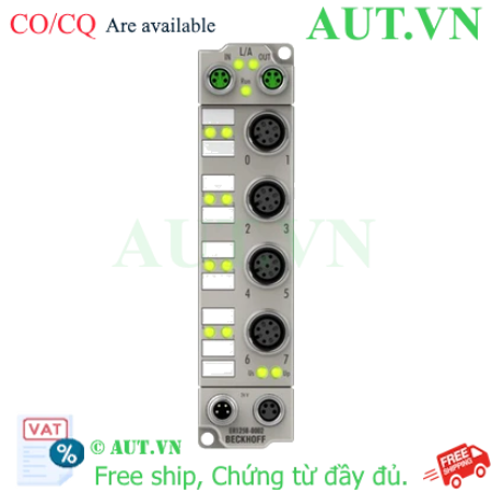 Ảnh của ER1258-0002 | EtherCAT Box, 8-channel digital input, 24 V DC, 1 µs, M12, timestamp, zinc die-cast
