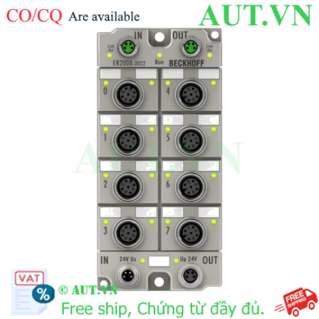 Ảnh của ER2008-0022 | EtherCAT Box, 8-channel digital output, 24 V DC, 0.5 A, M12, zinc die-cast