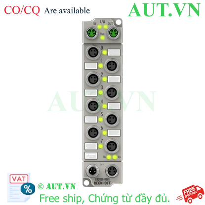 Ảnh của ER2038-0001 | EtherCAT Box, 8-channel digital output, 24 V DC, 2 A, M8, with diagnostics, zinc die-cast