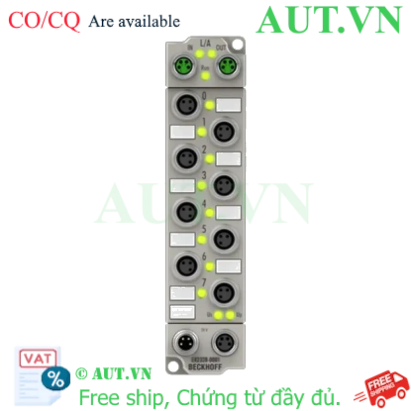 Ảnh của ER2328-0001 | EtherCAT Box, 4-channel digital input + 4-channel digital output, 24 V DC, 3 ms, 2 A, M8, zinc die-cast