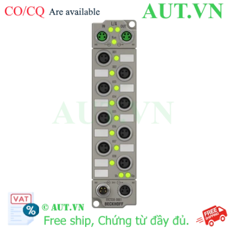 Ảnh của ER2338-1001 | EtherCAT Box, 8-channel digital combi, 24 V DC, 3 ms, 0.5 A, M8, zinc die-cast