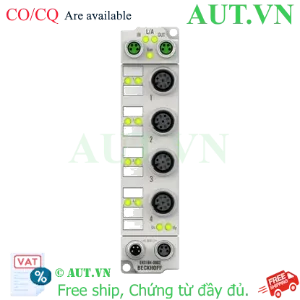 Ảnh của ER3184-0002 | EtherCAT Box, 4-channel analog input, multi-function, ±10 V, 0/4…20 mA, 16 bit, single-ended, M12, zinc die-cast