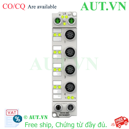 Ảnh của ER3184-0002 | EtherCAT Box, 4-channel analog input, multi-function, ±10 V, 0/4…20 mA, 16 bit, single-ended, M12, zinc die-cast