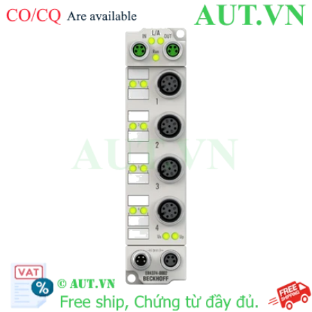 Ảnh của ER4374-0002 | EtherCAT Box, 2-channel analog input + 2-channel analog output, multi-function, ±10 V, 0/4…20 mA, 16 bit, differential, M12, zinc die-cast