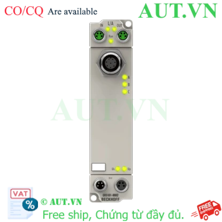 Ảnh của ER5101-0002 | EtherCAT Box, 1-channel encoder interface, incremental, 5 V DC (DIFF RS422, TTL), 1 MHz, M12, zinc die-cast