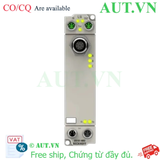 Ảnh của ER5101-0002 | EtherCAT Box, 1-channel encoder interface, incremental, 5 V DC (DIFF RS422, TTL), 1 MHz, M12, zinc die-cast