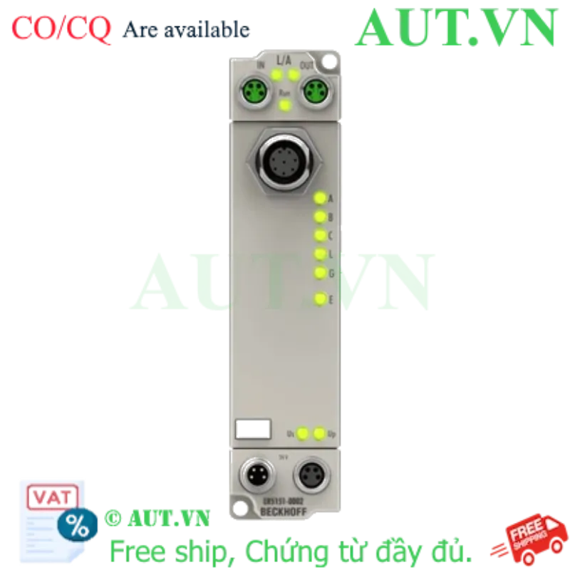 Ảnh của ER5151-0002 | EtherCAT Box, 1-channel encoder interface, incremental, 24 V DC HTL, 1 MHz, M12, zinc die-cast