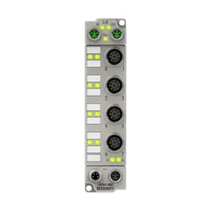 Ảnh của ER7041-0002 | EtherCAT Box, 1-channel motion interface, stepper motor, 48 V DC, 5 A, M12, with incremental encoder, zinc die-cast
