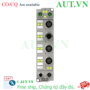 Ảnh của ER7041-3002 | EtherCAT Box, 1-channel motion interface, stepper motor, 48 V DC, 5 A, for high-speed applications, M12, with incremental encoder, zinc die-cast