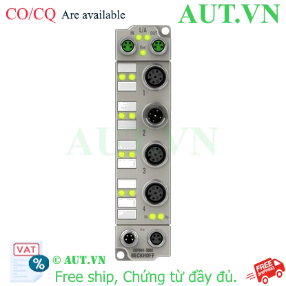 Ảnh của ER7041-3002 | EtherCAT Box, 1-channel motion interface, stepper motor, 48 V DC, 5 A, for high-speed applications, M12, with incremental encoder, zinc die-cast