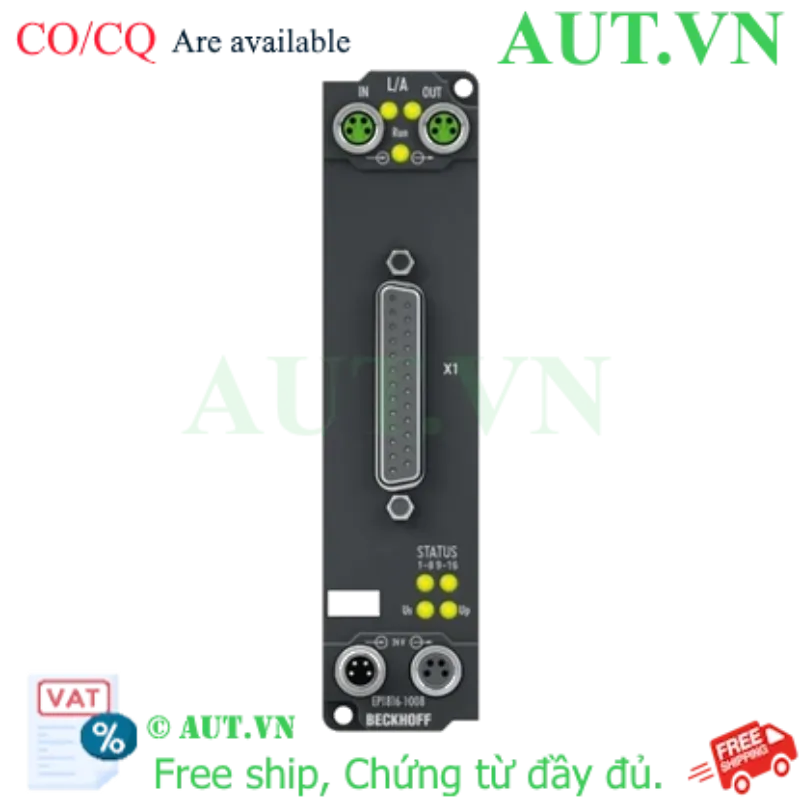 Ảnh của EtherCAT Box 16 kênh digital input 24VDC Beckhoff EP1816-1008