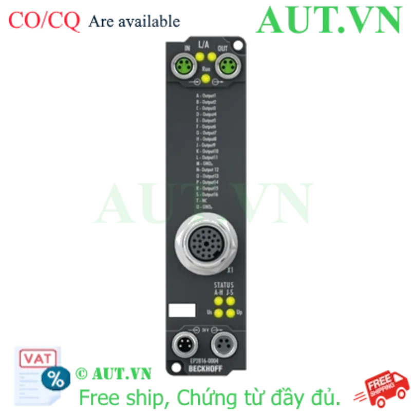 Ảnh của EtherCAT Box 16 kênh digital output 24VDC Beckhoff EP2816-0004