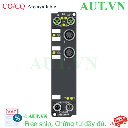 Ảnh của EtherCAT Box 2 kênh analog input 16 Bit Beckhoff EP3162-0002