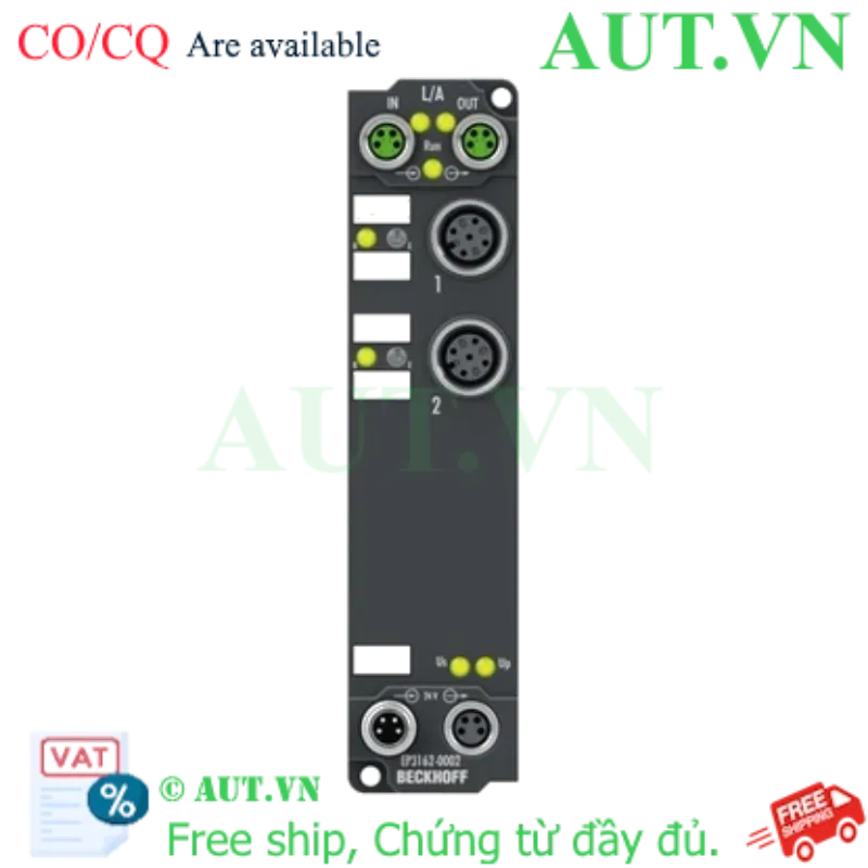 Ảnh của EtherCAT Box 2 kênh analog input 16 Bit Beckhoff EP3162-0002
