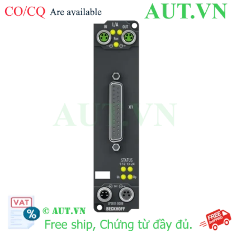 Ảnh của EtherCAT Box 24 kênh digital output 24VDC Beckhoff EP2817-0008