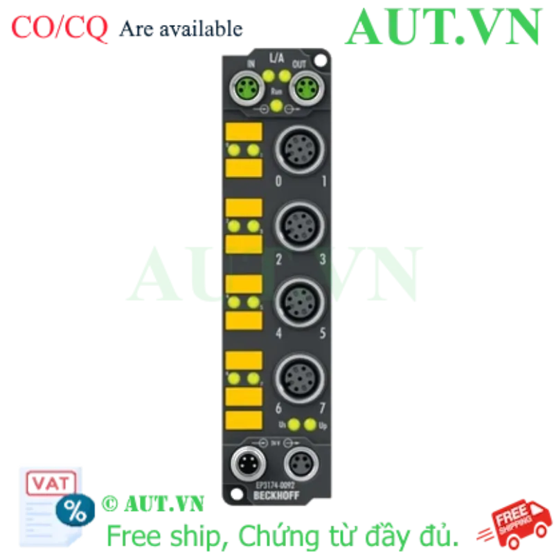 Ảnh của EtherCAT Box 4 kênh analog input 16 Bit Beckhoff EP3174-0092