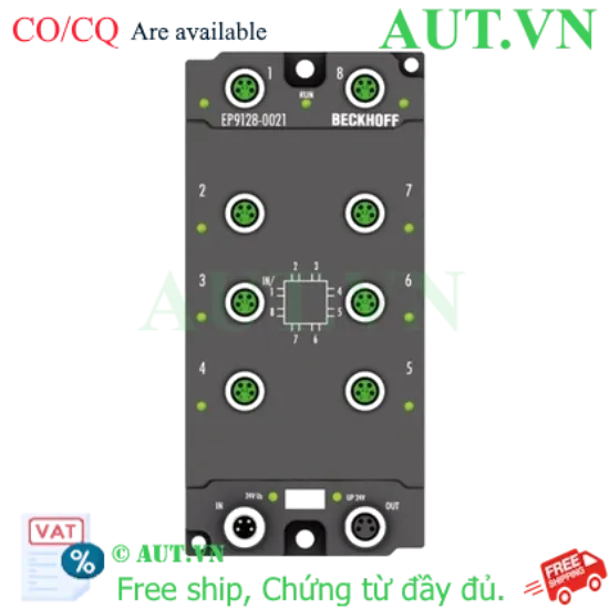 Ảnh của EtherCAT Box 8 cổng junction EtherCAT Beckhoff EP9128-0021