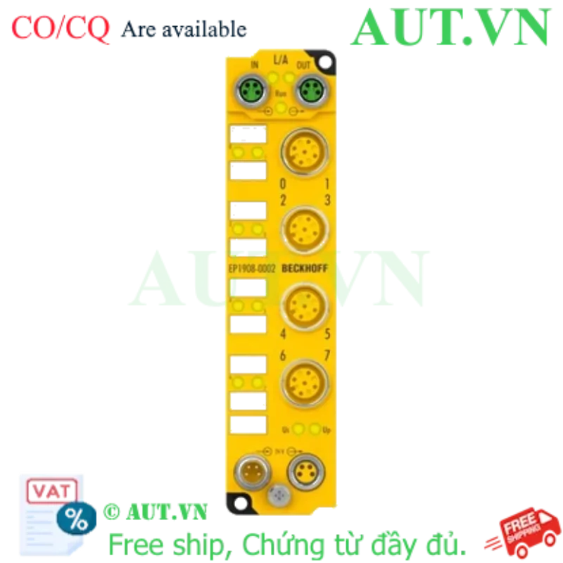 Ảnh của EtherCAT Box 8 kênh digital input 24VDC Beckhoff EP1908-0002