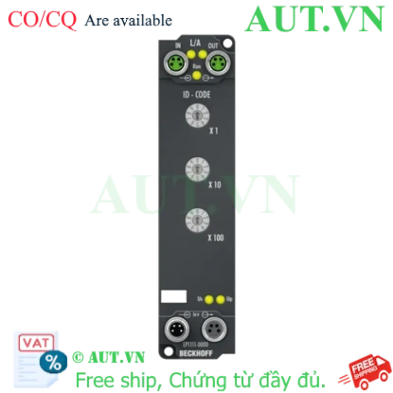 Ảnh của EtherCAT Box chuyển đổi ID 2 x M8 Beckhoff EP1111-0000
