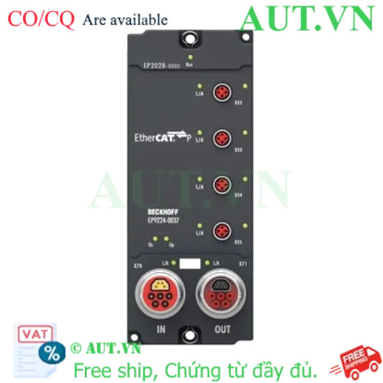 Ảnh của EtherCAT Box phân phối điện 4 kênh Beckhoff EP9224-0037