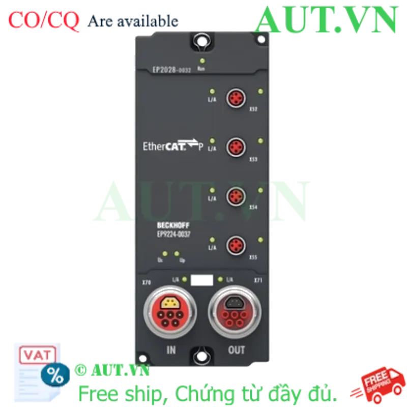 Ảnh của EtherCAT Box phân phối điện 4 kênh Beckhoff EP9224-0037
