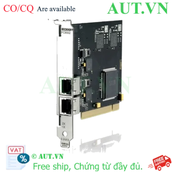 Ảnh của FC9002 | Infrastructure, 2-channel fieldbus card, Ethernet, 100 Mbit/s, PCI, RJ45