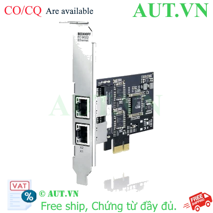 Ảnh của FC9022 | Infrastructure, 2-channel fieldbus card, Ethernet, 1 Gbit/s, PCI express, RJ45