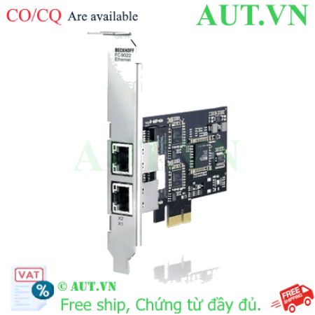 Ảnh của FC9022 | Infrastructure, 2-channel fieldbus card, Ethernet, 1 Gbit/s, PCI express, RJ45