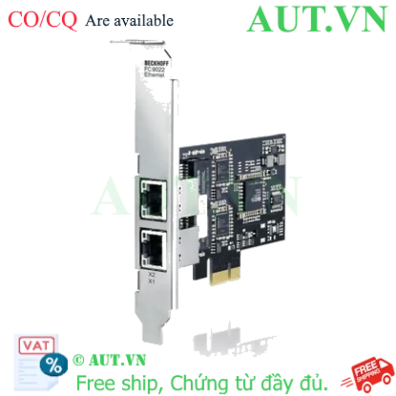 Ảnh của FC9022 | Infrastructure, 2-channel fieldbus card, Ethernet, 1 Gbit/s, PCI express, RJ45