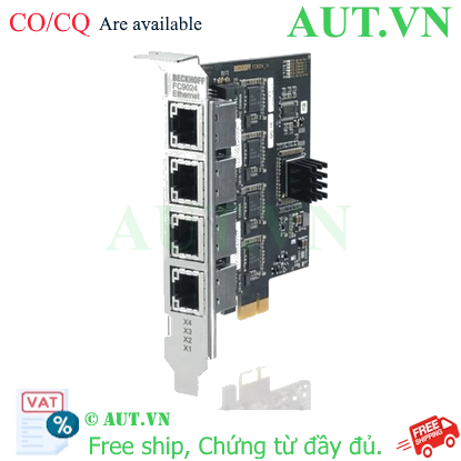 Ảnh của FC9024 | Infrastructure, 4-channel fieldbus card, Ethernet, 1 Gbit/s, PCI express, RJ45