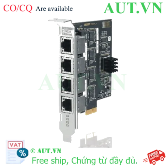 Ảnh của FC9024 | Infrastructure, 4-channel fieldbus card, Ethernet, 1 Gbit/s, PCI express, RJ45