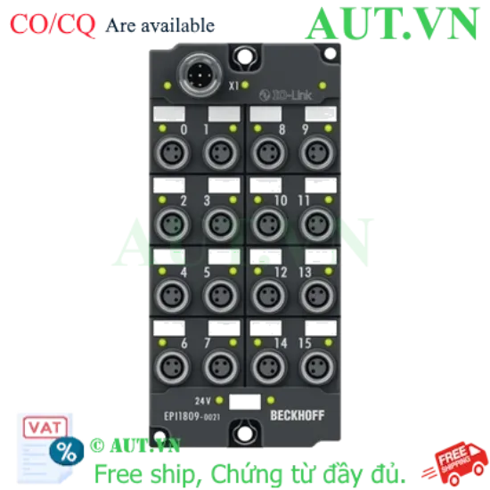 Ảnh của IO-Link box 16 kênh digital input 24VDC Beckhoff EPI1809-0021