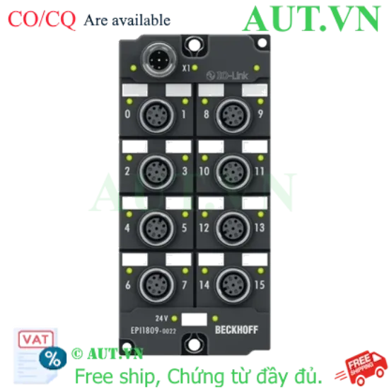 Ảnh của IO-Link box 16 kênh digital input 24VDC Beckhoff EPI1809-0022