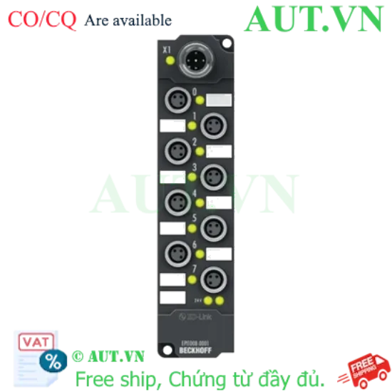 Ảnh của IO-Link box 8 kênh digital input 24VDC Beckhoff EPI1008-0001