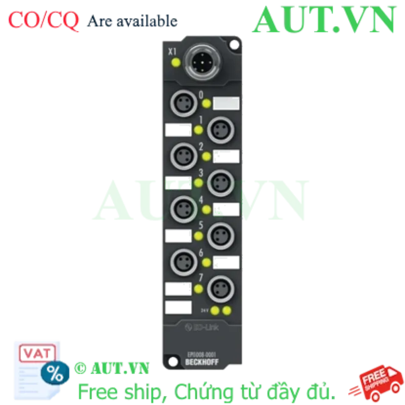 Ảnh của IO-Link box 8 kênh digital input 24VDC Beckhoff EPI1008-0001