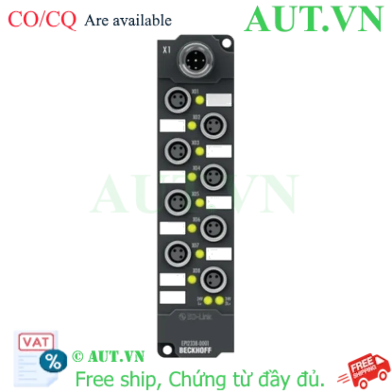 Ảnh của IO-Link box 8 kênh digital input 24VDC Beckhoff EPI2338-0001