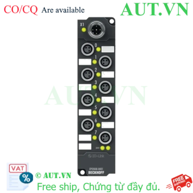 Ảnh của IO-Link box 8 kênh digital output 24VDC Beckhoff EPI2008-0001