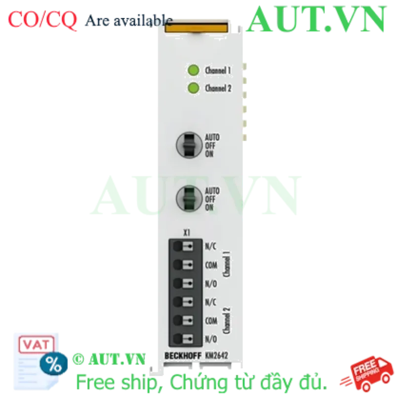 Ảnh của Module 2 kênh relay output 230VAC 6A Beckhoff KM2642