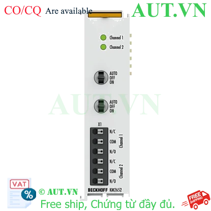 Ảnh của Module 2 kênh relay output 230VAC 6A Beckhoff KM2652