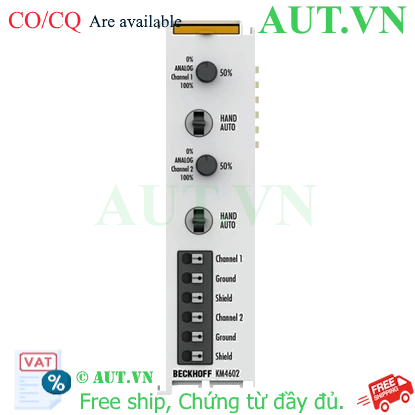 Ảnh của Module 4 kênh analog output 0-10V 12 bit Beckhoff KM4602