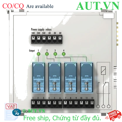 Ảnh của Module 4 kênh relay output 230VAC 16A Beckhoff KM2604