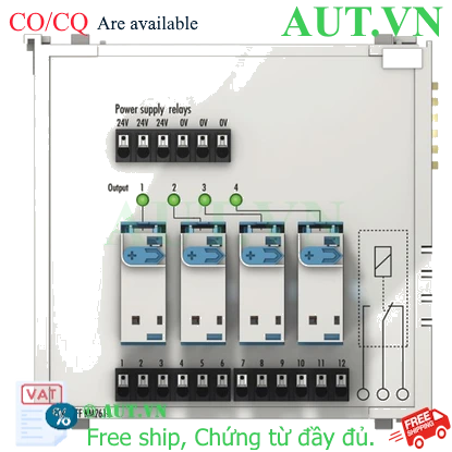 Ảnh của Module 4 kênh relay output 230VAC 16A Beckhoff KM2614